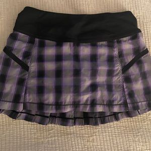 Lululemon tennis skort plaid!